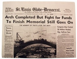 Newspaper: Arch Completed