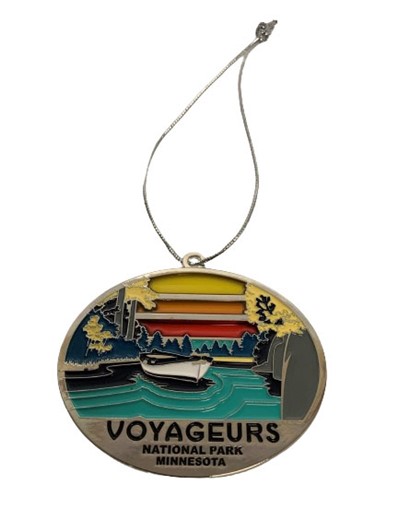 Voyageurs National Park Stained Glass Ornament 28088