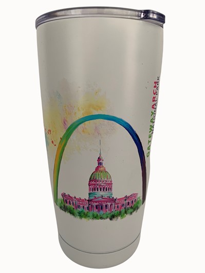 Gateway Arch Watercolor Tumbler 27427